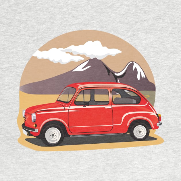 Fiat 600 Fico by mypointink